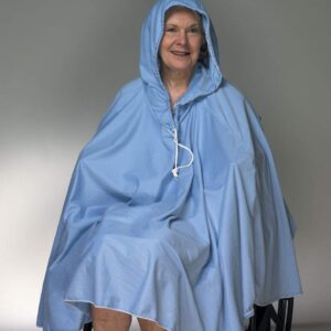 Waterproof Wheelchair Shower Poncho
