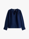 Tommy Hilfiger Linen V-Neck Top